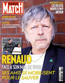 Renaud fait peur en Une de Paris Match