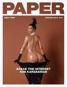 Kim Kardashian nue pour Paper Magazine