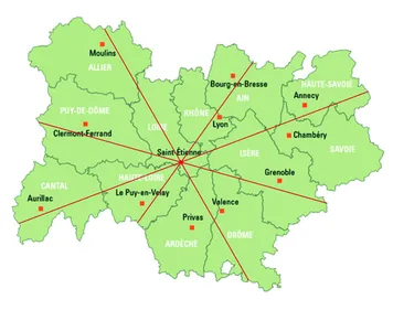 Saint-Etienne, capitale de la future région Rhône-Alpes-Auvergne ? 