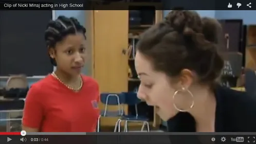 Nicki Minaj à 17 ans