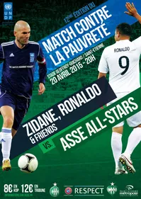 Des stars à la pelle contre la pauvreté à Geoffroy-Guichard