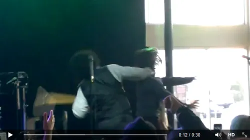 Afroman frappe une fan pendant un concert