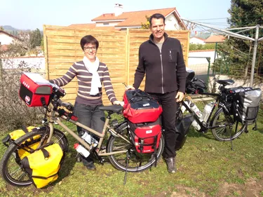 La Talaudière : une lune de miel à vélo !