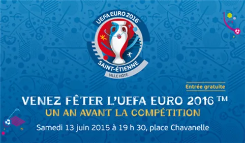 Nazim en concert pour fêter l’Euro 2016 à Saint-Etienne