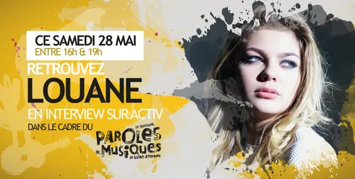 Louane en interview sur ACTIV !