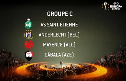 Les Verts héritent d'Anderlecht, de Mayence et de Qabala en Ligue...