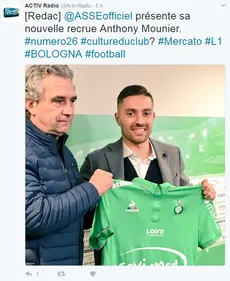 Anthony Mounier à Saint-Etienne : la première recrue indésirée du...