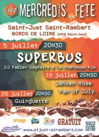 Superbus, tête d'affiche des "mercredis en fête" à...