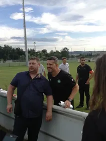 Le "bienvenido" des supporters stéphanois à Oscar Garcia !