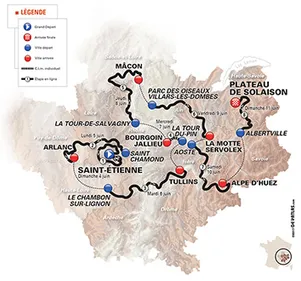 Le Critérium du Dauphiné pendant deux jours dans le 42 !