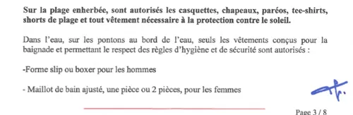 Lorette : le maire fait adopter un nouveau réglèment sur le burkini...