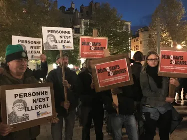 Mouvement de soutien aux cinq familles Roms à Saint-Étienne