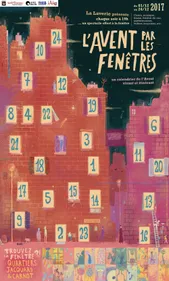 Un calendrier de l'Avent original et vivant à Saint-Etienne