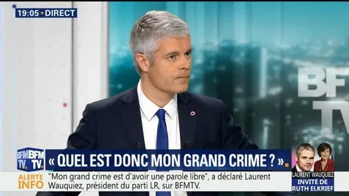 Laurent Wauquiez se défend chez nos confrères de BFM TV