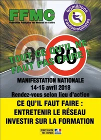 Vitesse à 80km/h : nouvelle journée de mobilisation dans la Loire...