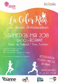 Inscrivez-vous pour la Color Run à Roanne !