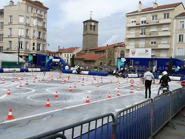 Une piste d'éducation à la sécurité routière à Chazelles-sur-Lyon