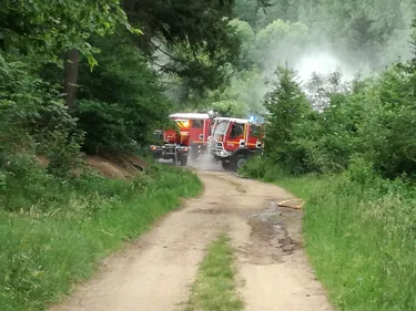Les pompiers de la Loire en plein entraînement de prévention aux...