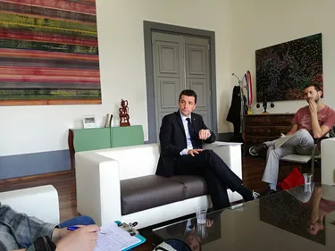 Gaël Perdriau fait la promotion de Saint-Etienne... au Maroc