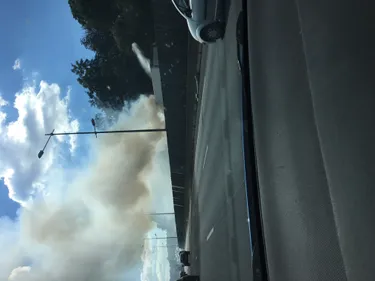 Saint-Etienne : un poids lourd de 38 tonnes s'embrase