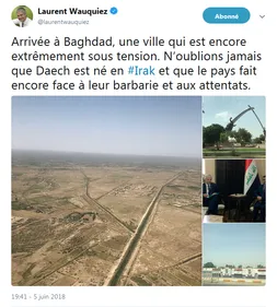 Et pendant ce temps, Laurent Wauquiez est en Irak...