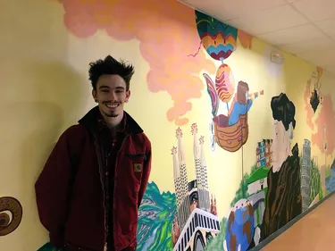 Une fresque pour célébrer le programme Erasmus à l'UJM de...