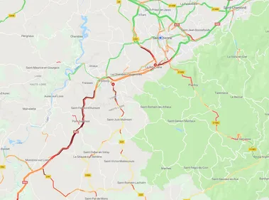 Chutes de neige : la RN88 et la D500 à éviter