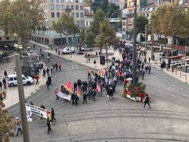 Manifestation des retraités ce jeudi matin à Saint-Etienne