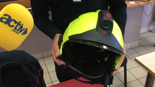 Un nouveau casque pour les sapeurs-pompiers de la Loire
