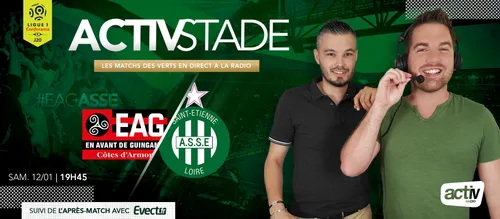 20ème journée de ligue 1, les verts face à Guingamp