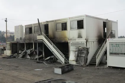 Saint-Etienne : incendie criminel sur le chantier du futur centre...