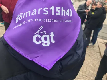 Rassemblement à Saint-Etienne pour la journée des droits des femmes