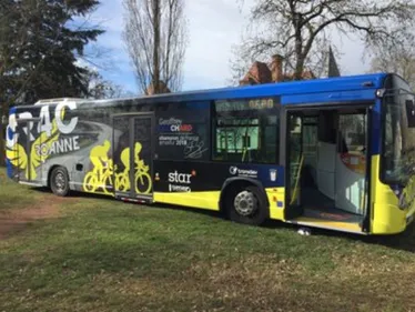 Un nouveau bus aux couleurs du CR4C sur le réseau STAR à Roanne