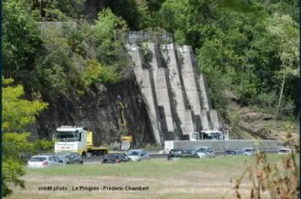 Travaux de sécurisation de la falaise de Corbeyre : l'A47 impactée...