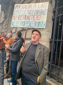 Près de 500 retraités dans les rues de Saint-Etienne ce jeudi