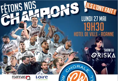 Basket : Roanne fête ses champions ce soir