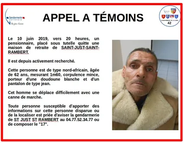 Disparition inquiétante : l'homme à été retrouvé à...