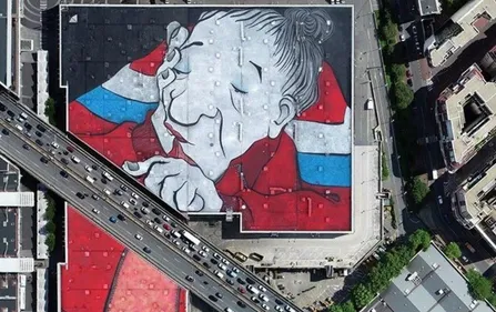 Saint-Etienne : le duo Ella & Pitr réalise une fresque cette...