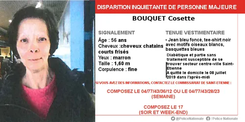 Saint-Etienne : appel à témoins après la disparition d'une femme