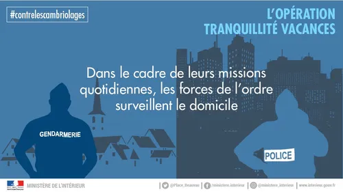Loire : partez en toute sérénité avec l'opération tranquillité...