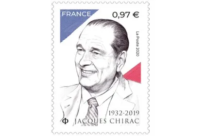 La Poste dévoile son nouveau timbre Jacques Chirac