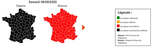 Grandes vacances : nouvelle vague de départs/retours ce samedi