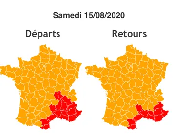Week-end du 15 Août : De nouvelles perturbations sur les routes