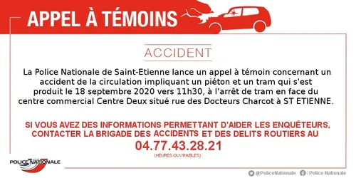 Accident de tram à Saint-Etienne : la police lance un appel à témoins