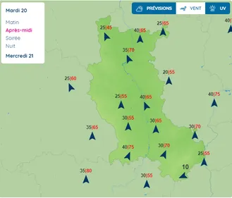 Météo : la Loire en vigilance orange aux vents violents, des...
