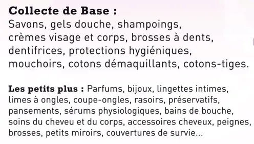 Saint-Etienne : une collecte de produits d'hygiène pour les femmes...