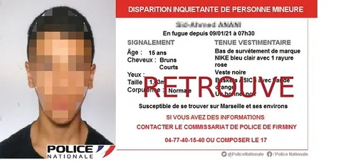 Vallée de l'Ondaine : le jeune homme de 15 ans retrouvé