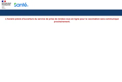 COVID : le site santé.fr saturé, les inscriptions repoussées à...