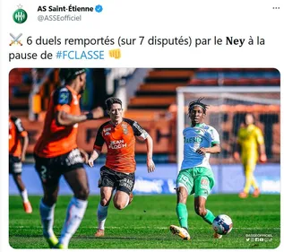 Lorient 2-1 ASSE : les Verts renversés en Bretagne