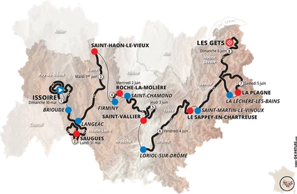 Cyclisme : découvrez le parcours du Criterium du Dauphiné